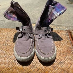 Kids high top polo sneakers